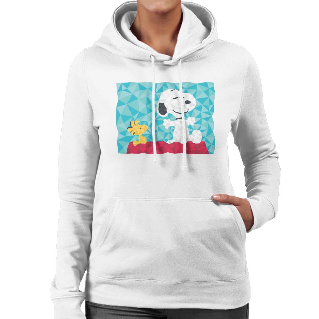 Peanuts Snoopy Woodstock Sitting On Kennel Geometric product image 4