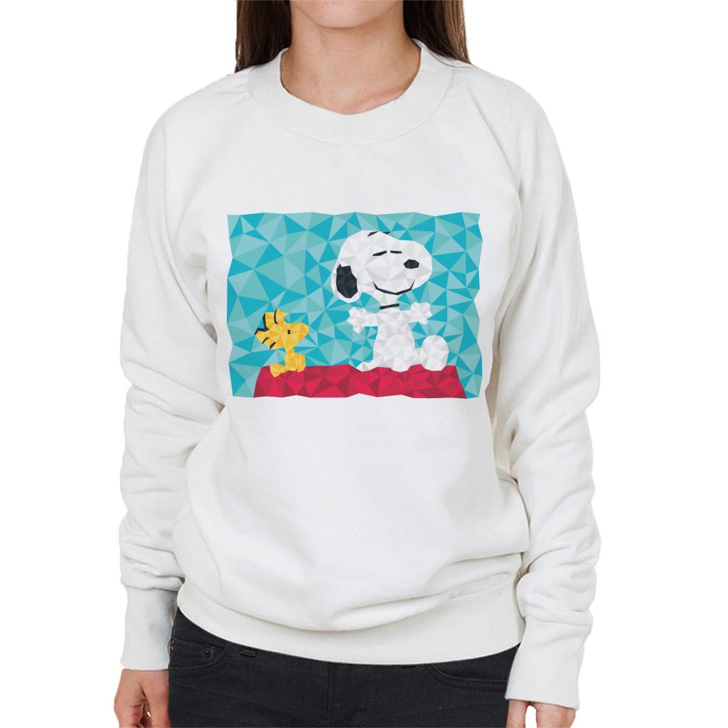 Peanuts Snoopy Woodstock Sitting On Kennel Geometric product image 4