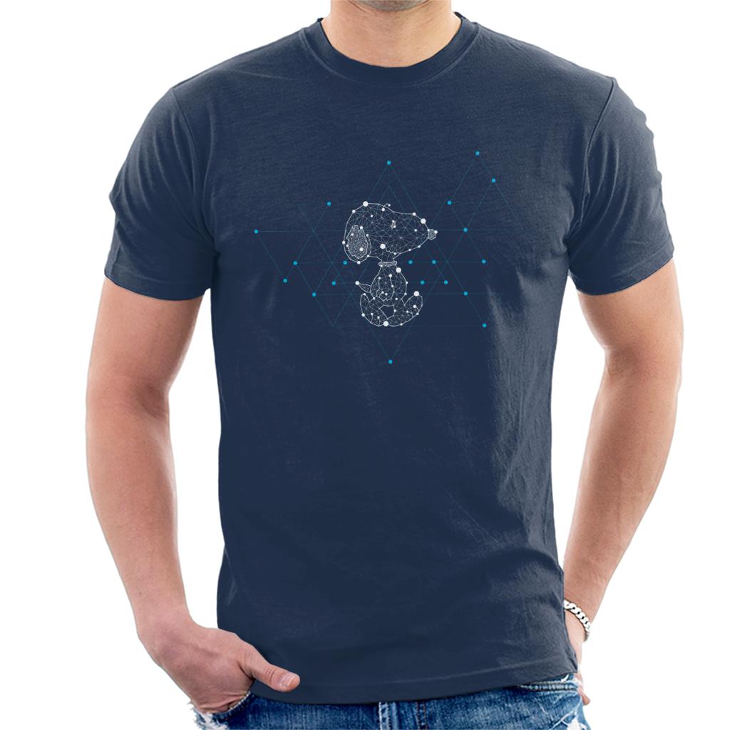Peanuts Snoopy Geometric Walk Men's T-Shirt product image 4