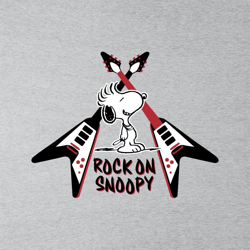 Peanuts Snoopy Rock On Men's Hooded Sweatshirt product image 2
