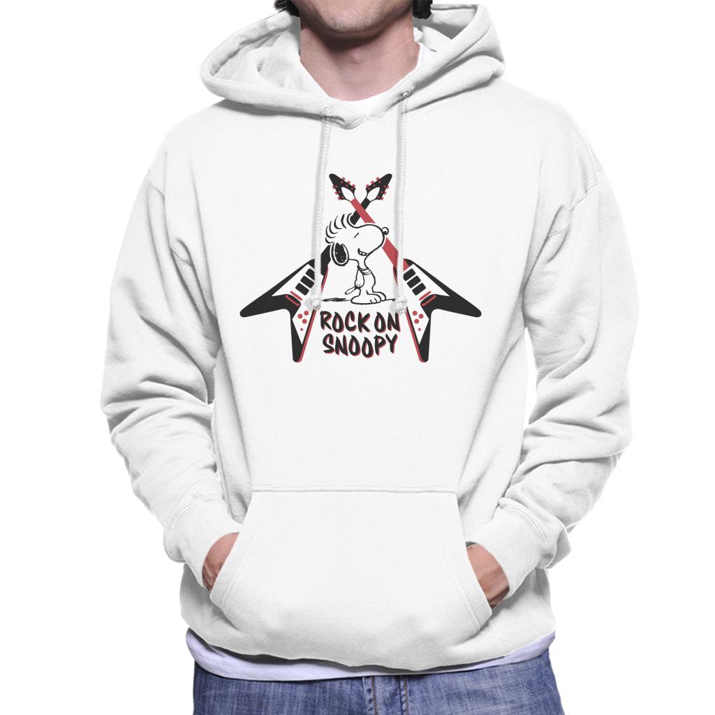 Peanuts Snoopy Rock On Men's Hooded Sweatshirt product image 4
