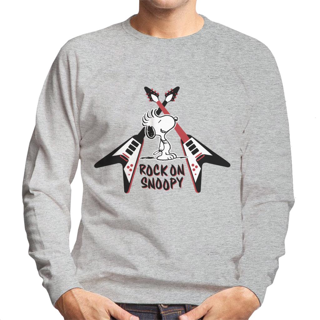 Peanuts Snoopy Rock On Men's Sweatshirt product image 1