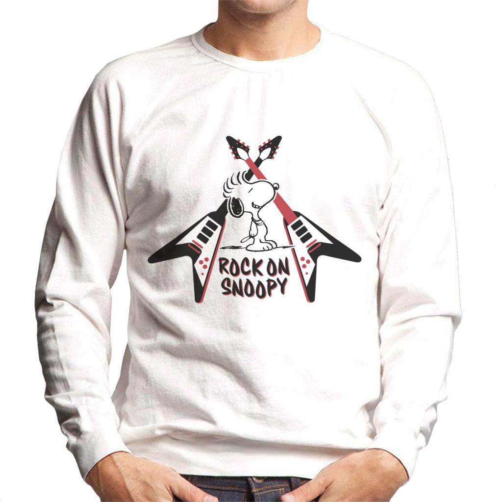 Peanuts Snoopy Rock On Men's Sweatshirt product image 4