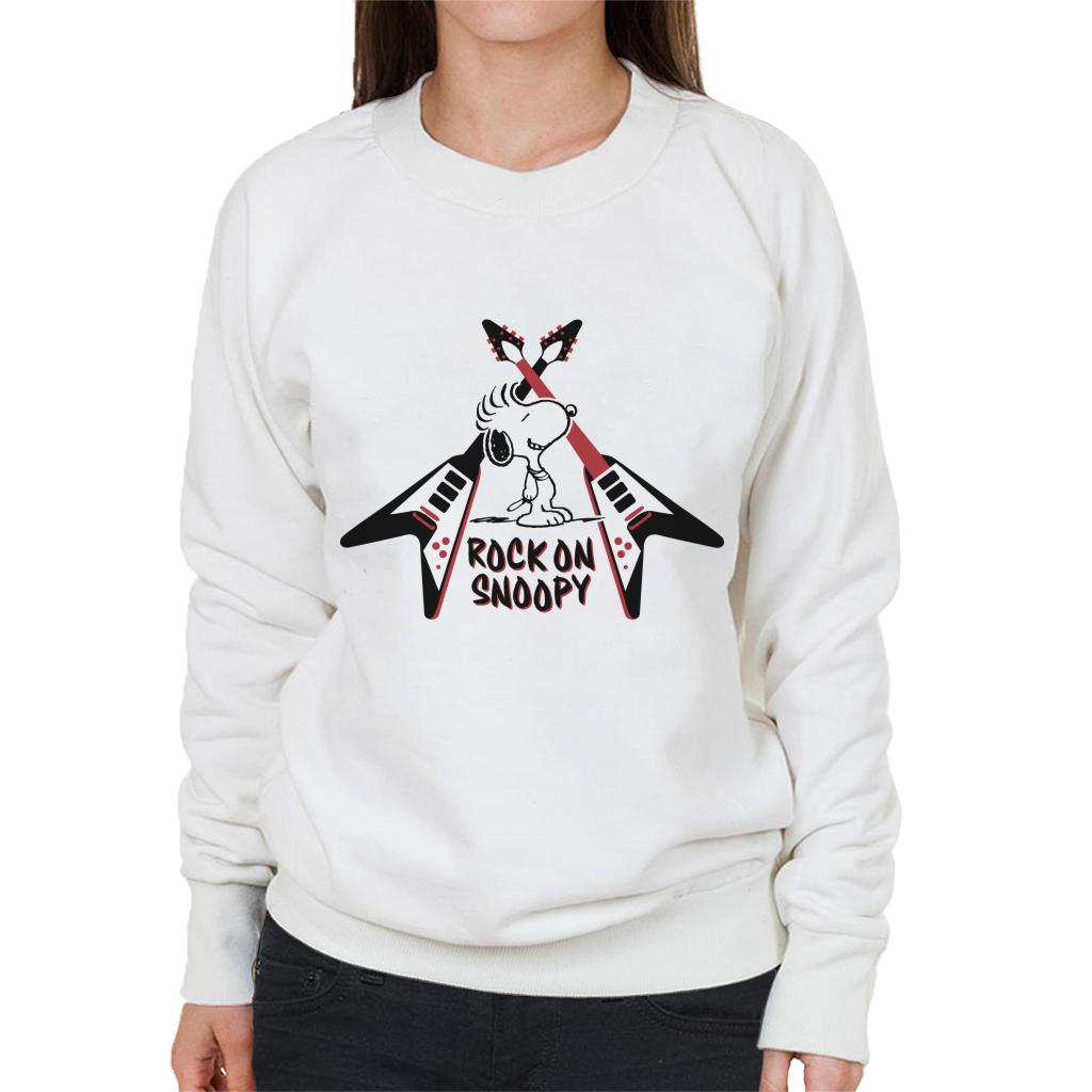 Peanuts Snoopy Rock On Women's Sweatshirt product image 4