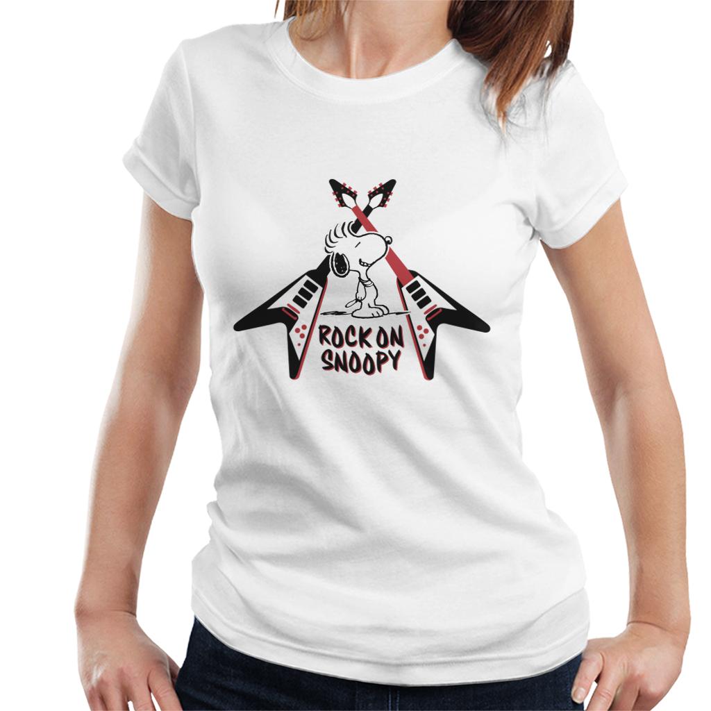 Peanuts Snoopy Rock On Women's T-Shirt product image 4