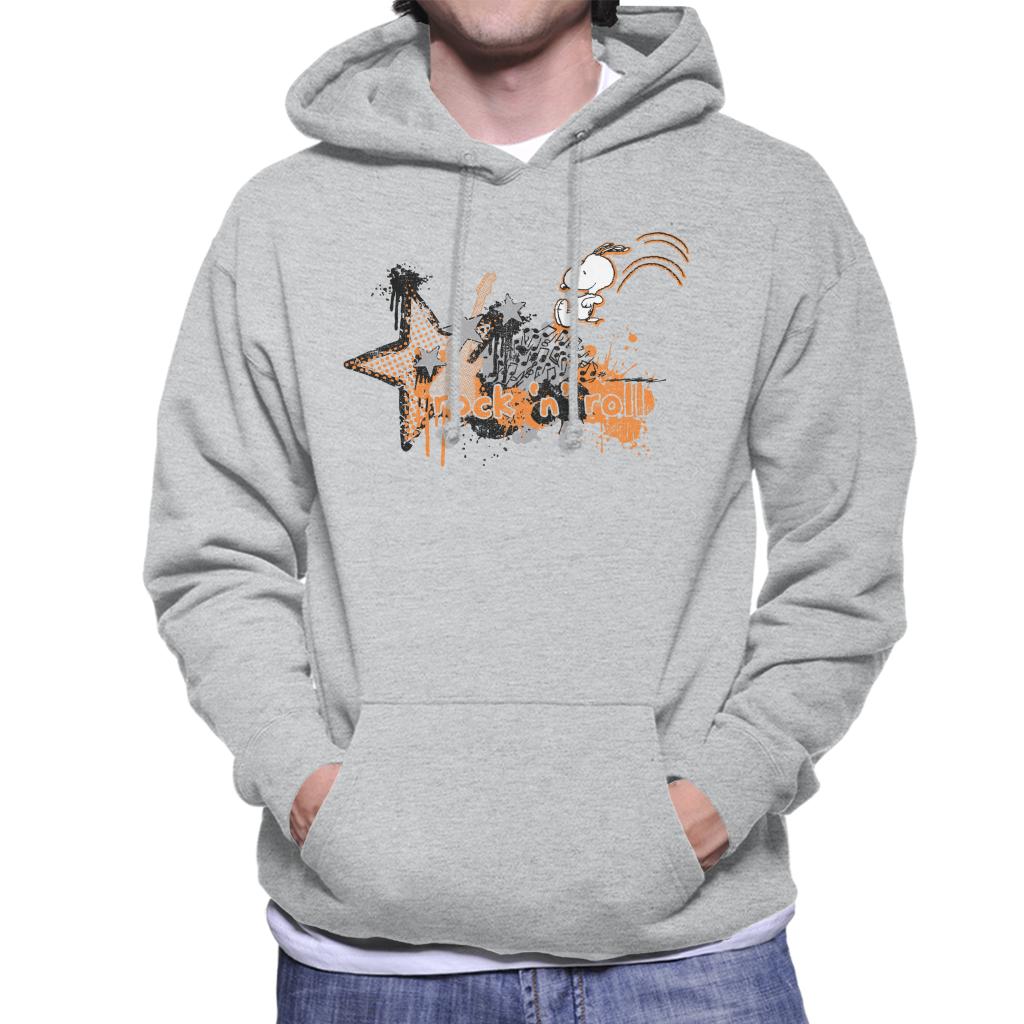 Peanuts Snoopy Rock N Roll Men's Hooded Sweatshirt product image 1