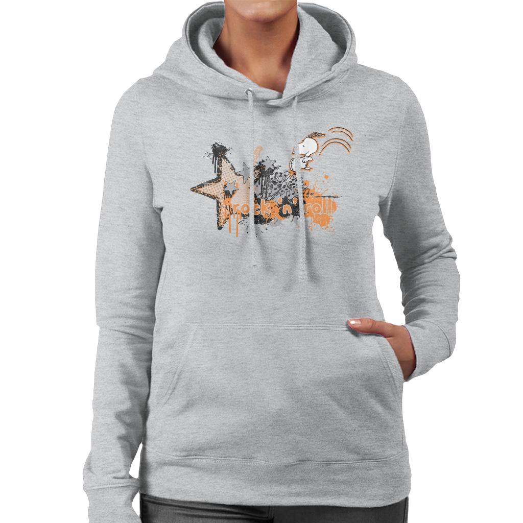 Peanuts Snoopy Rock N Roll Women's Hooded Sweatshirt product image 1