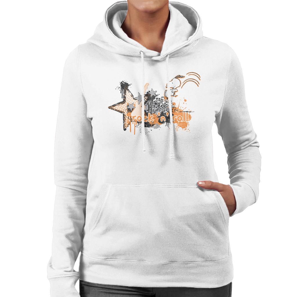 Peanuts Snoopy Rock N Roll Women's Hooded Sweatshirt product image 4