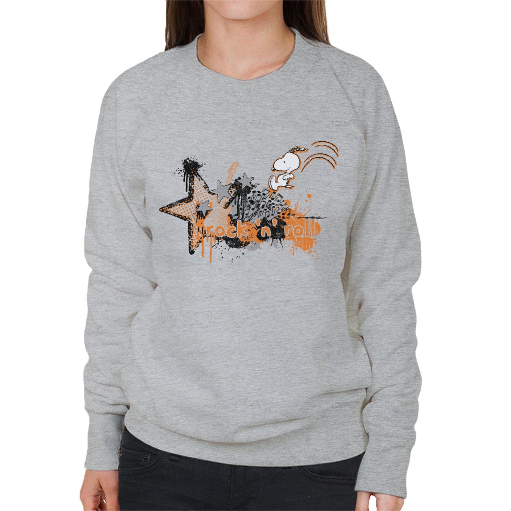 Peanuts Snoopy Rock N Roll Women's Sweatshirt product image 1