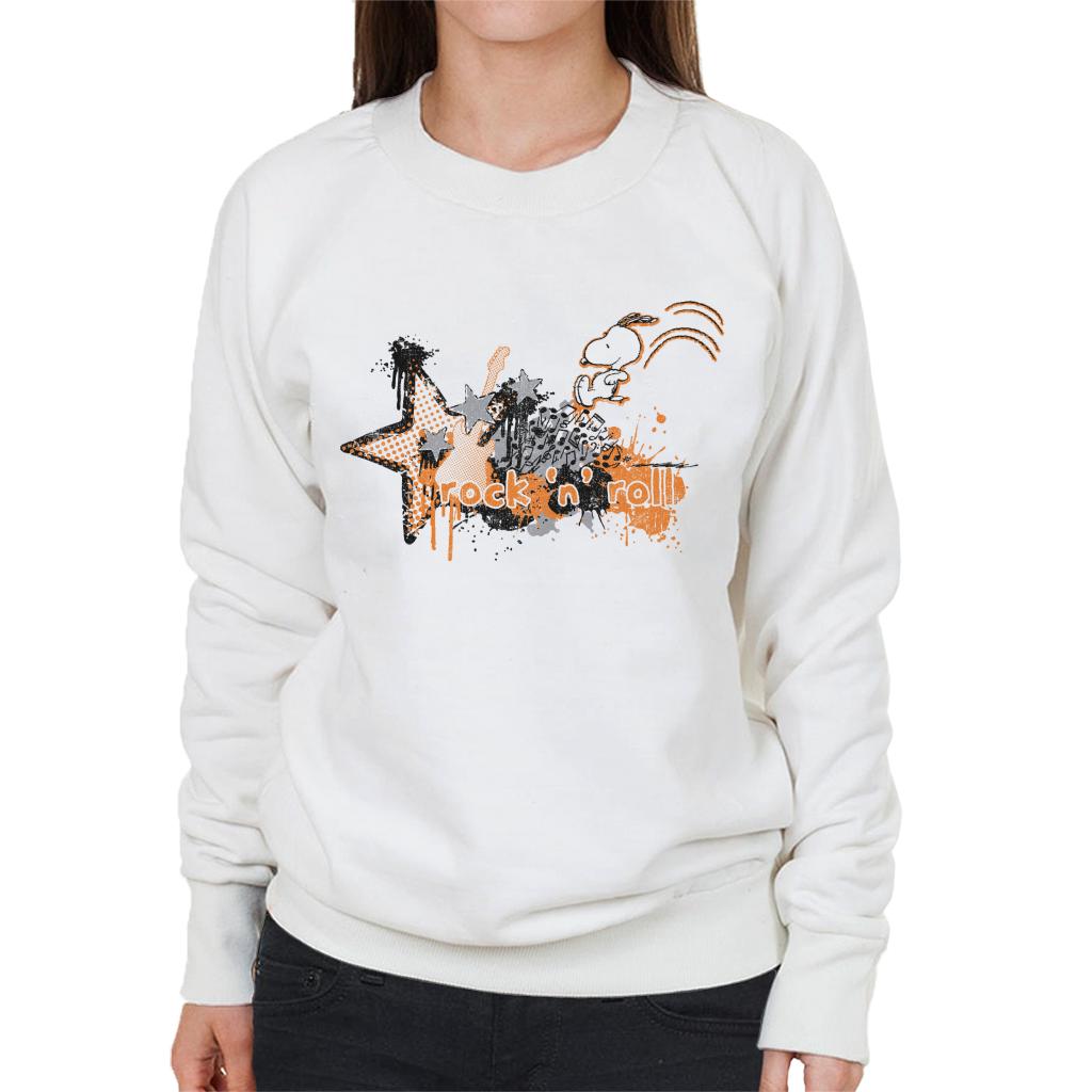 Peanuts Snoopy Rock N Roll Women's Sweatshirt product image 4