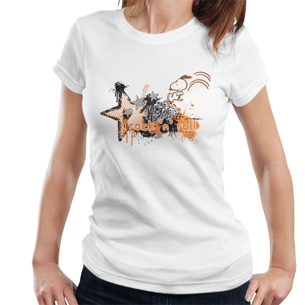 Peanuts Snoopy Rock N Roll Women's T-Shirt product image 4
