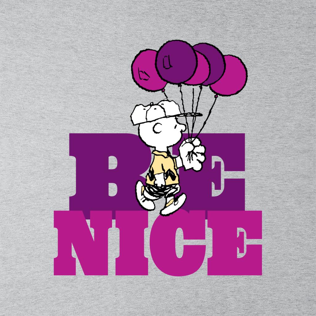 Peanuts Charlie Brown Be Nice Balloons Men's Sweatshirt product image 2