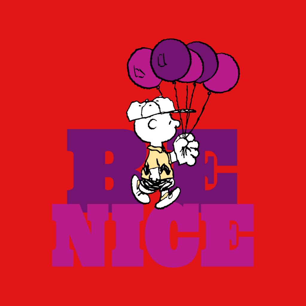 Peanuts Charlie Brown Be Nice Balloons Women's T-Shirt product image 7