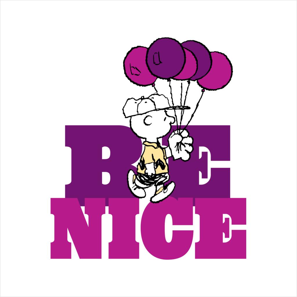 Peanuts Charlie Brown Be Nice Balloons Men's T-Shirt product image 5