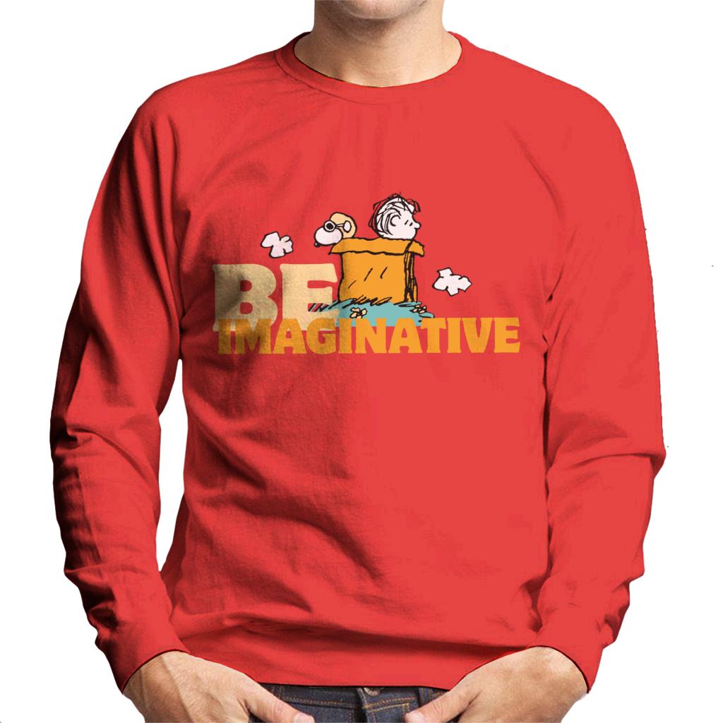 Peanuts Snoopy Charlie Brown Be Imaginative Men's Sweatshirt product image 6