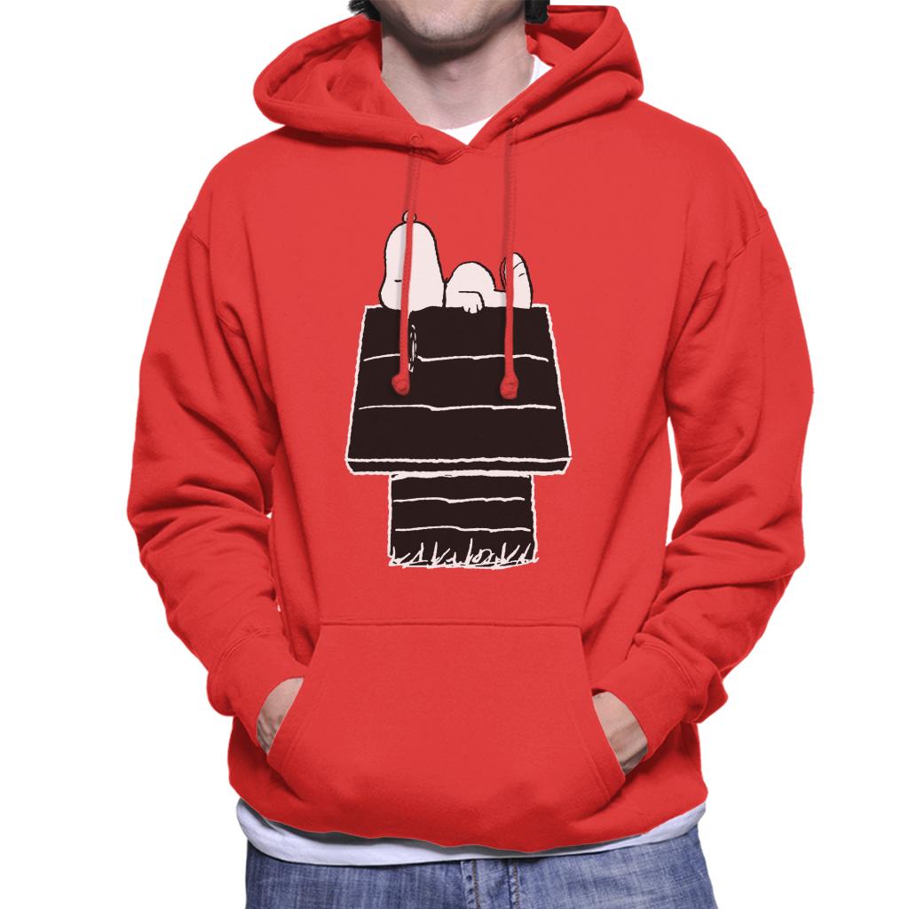 Peanuts Snoopy Black And White Kennel Men's Hooded product image 6