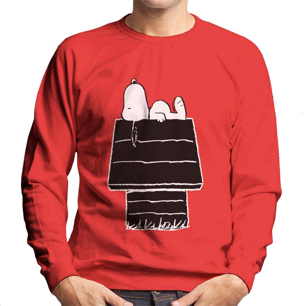 Peanuts Snoopy Black And White Kennel Men's Sweatshirt product image 6