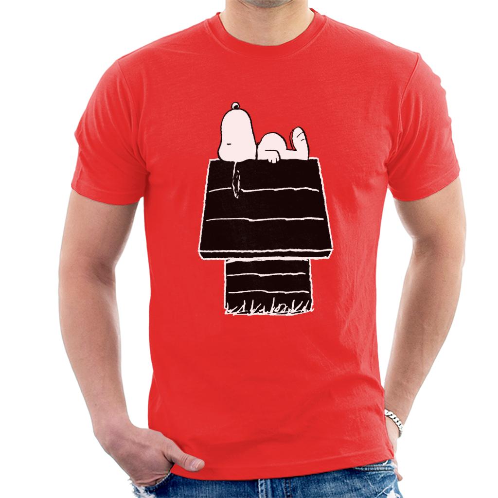 Peanuts Snoopy Black And White Kennel Men's T-Shirt product image 6