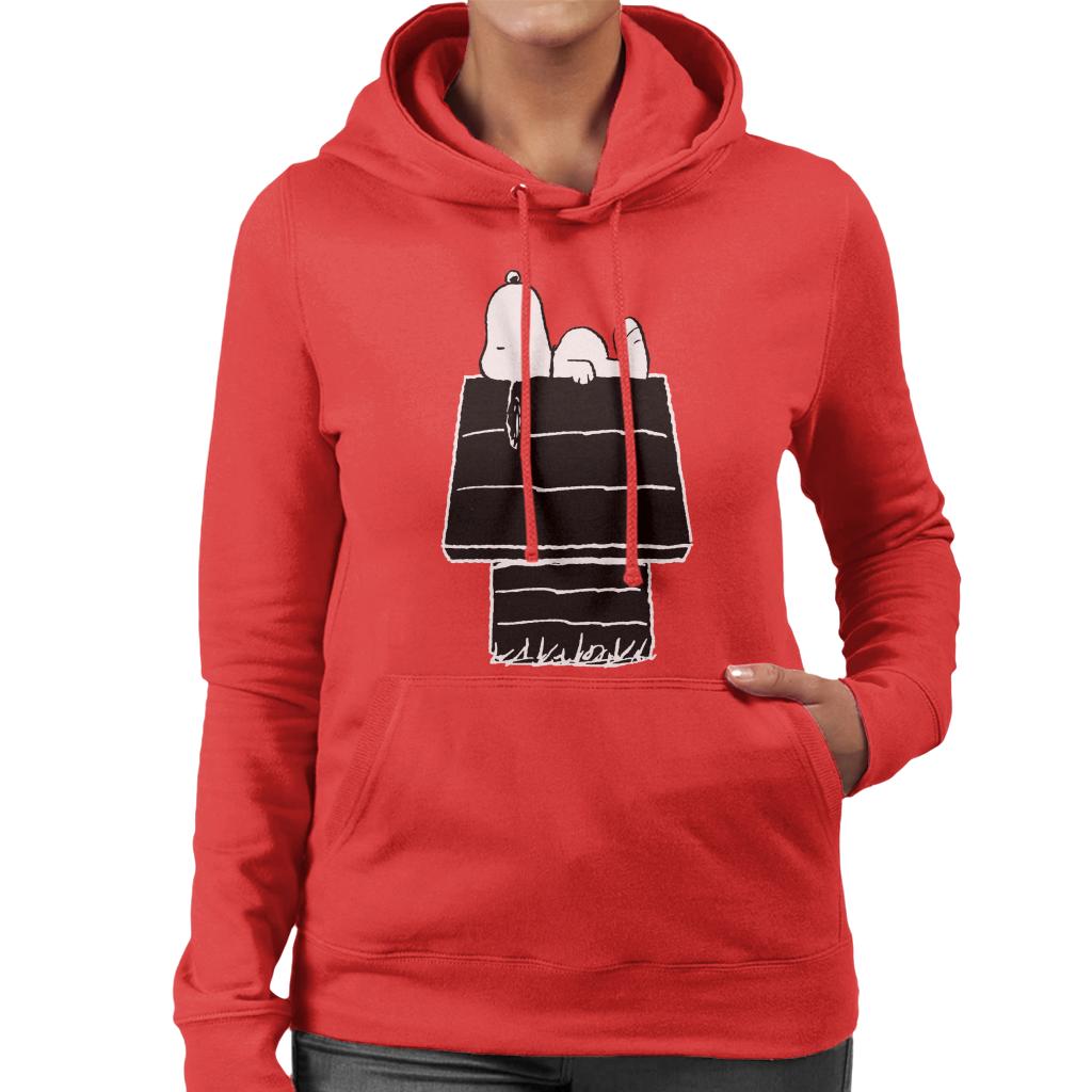 Peanuts Snoopy Black And White Kennel Women's Hooded product image 6