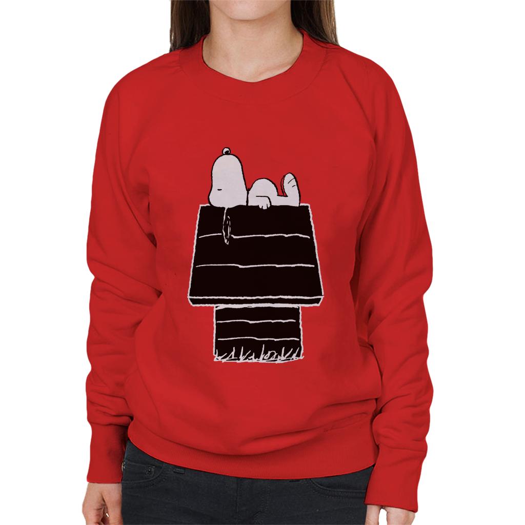 Peanuts Snoopy Black And White Kennel Women's Sweatshirt product image 6