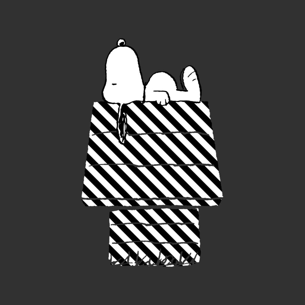 Peanuts Snoopy Black And White Stripe Kennel Women's product image 5