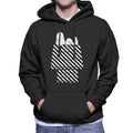 Peanuts Snoopy Black And White Stripe Kennel Men's Hooded product image 1