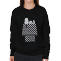 Peanuts Snoopy Black And White Stripe Kennel Women's product image 1