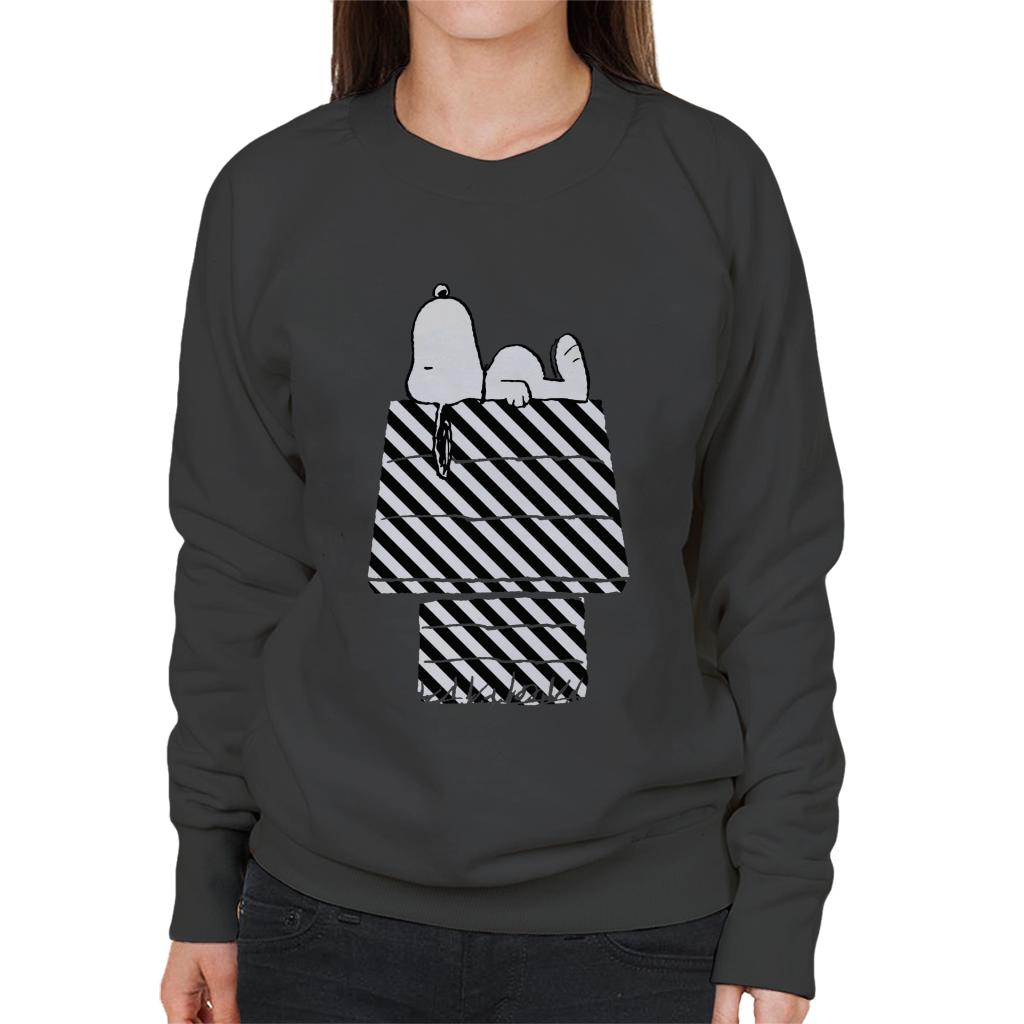 Peanuts Snoopy Black And White Stripe Kennel Women's product image 4