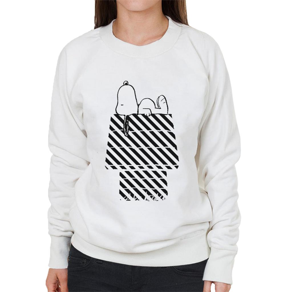 Peanuts Snoopy Black And White Stripe Kennel Women's product image 6