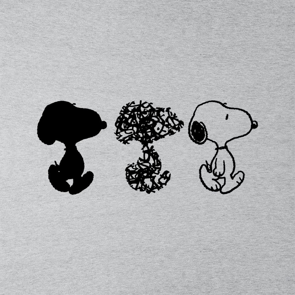 Peanuts Snoopy Black And White Trio Women's Sweatshirt product image 2