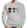 Peanuts Snoopy Black And White Trio Men's Sweatshirt product image 1