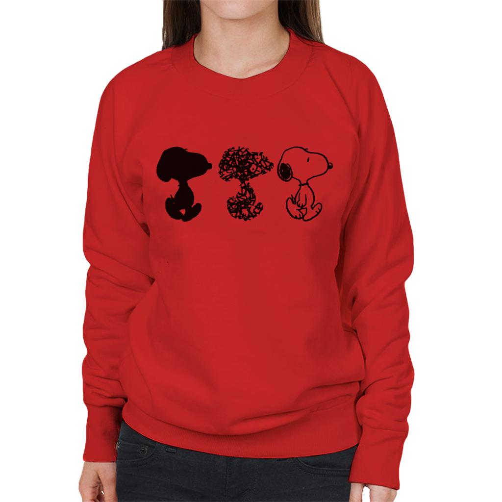 Peanuts Snoopy Black And White Trio Women's Sweatshirt product image 6