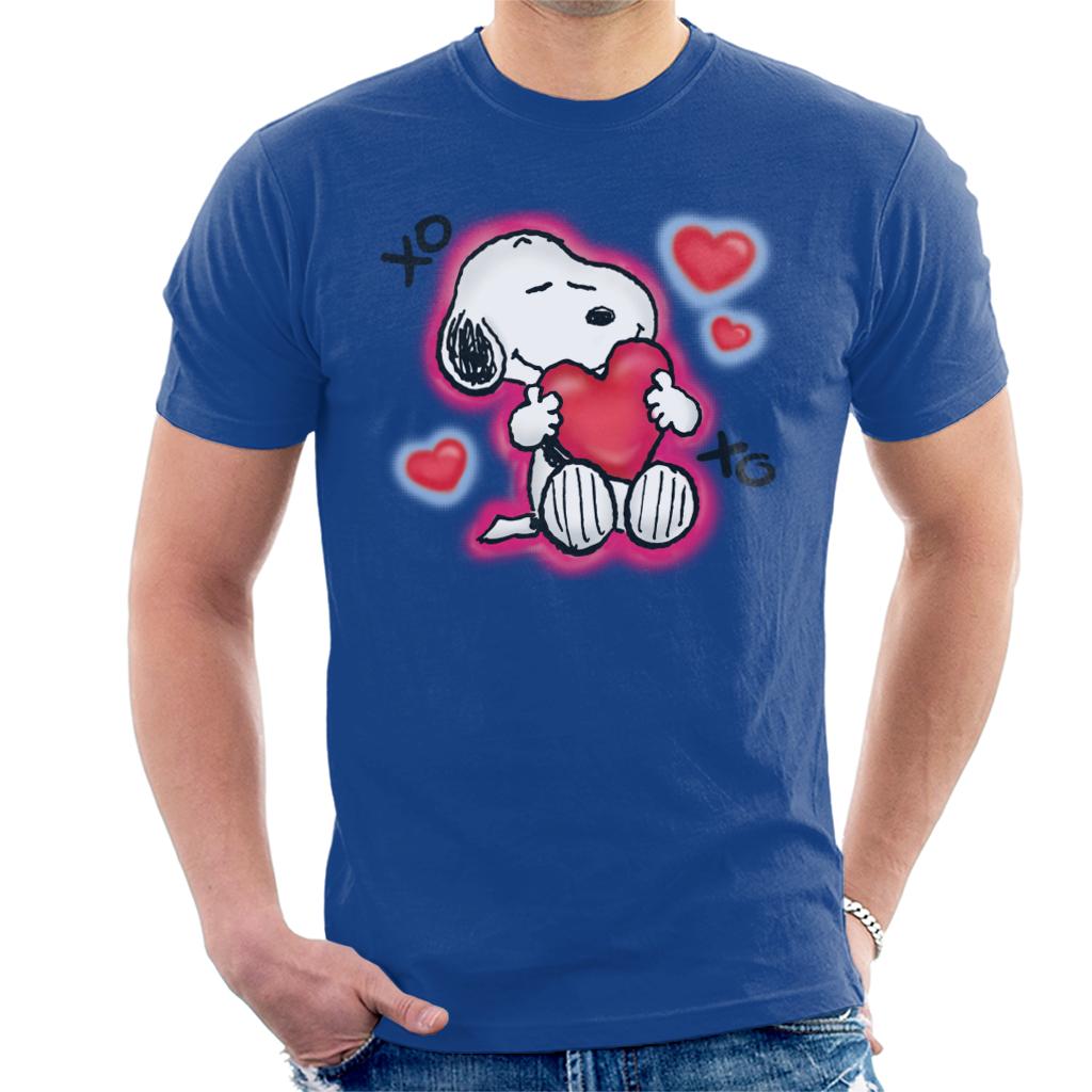 Peanuts Snoopy Hugging Love Heart Xo Men's T-Shirt product image 4