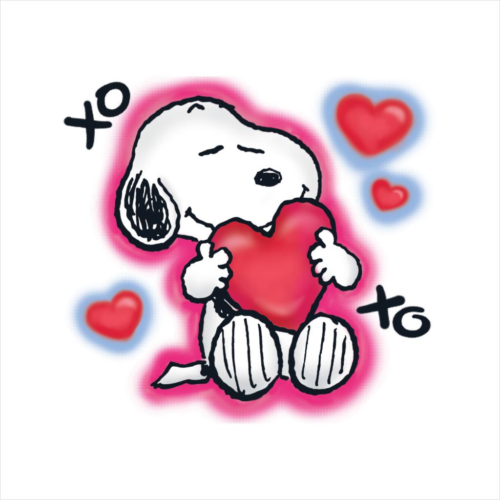 Peanuts Snoopy Hugging Love Heart Xo Men's Sweatshirt product image 2