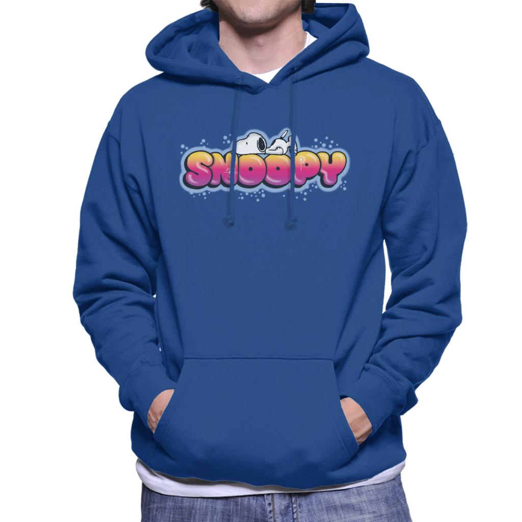 Peanuts Snoopy Lying On Front Men's Hooded Sweatshirt product image 4