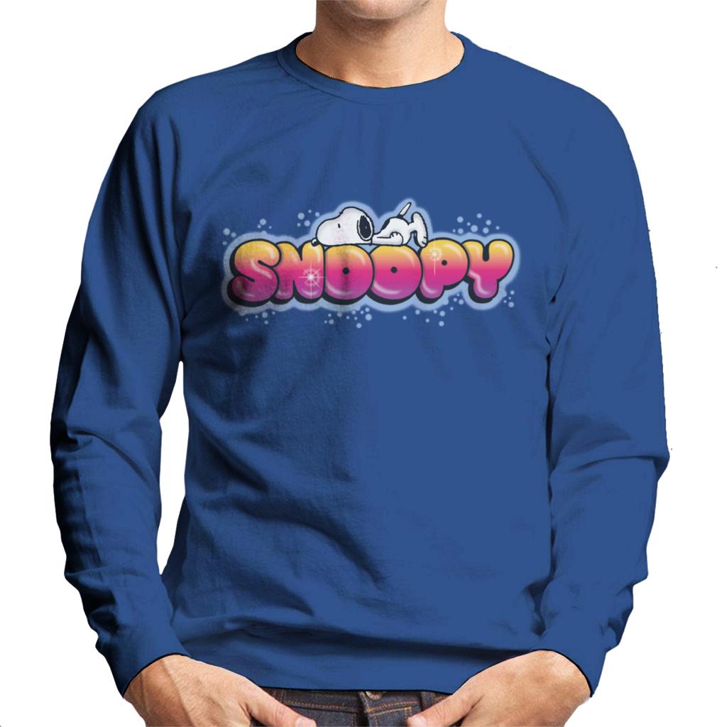 Peanuts Snoopy Lying On Front Men's Sweatshirt product image 4