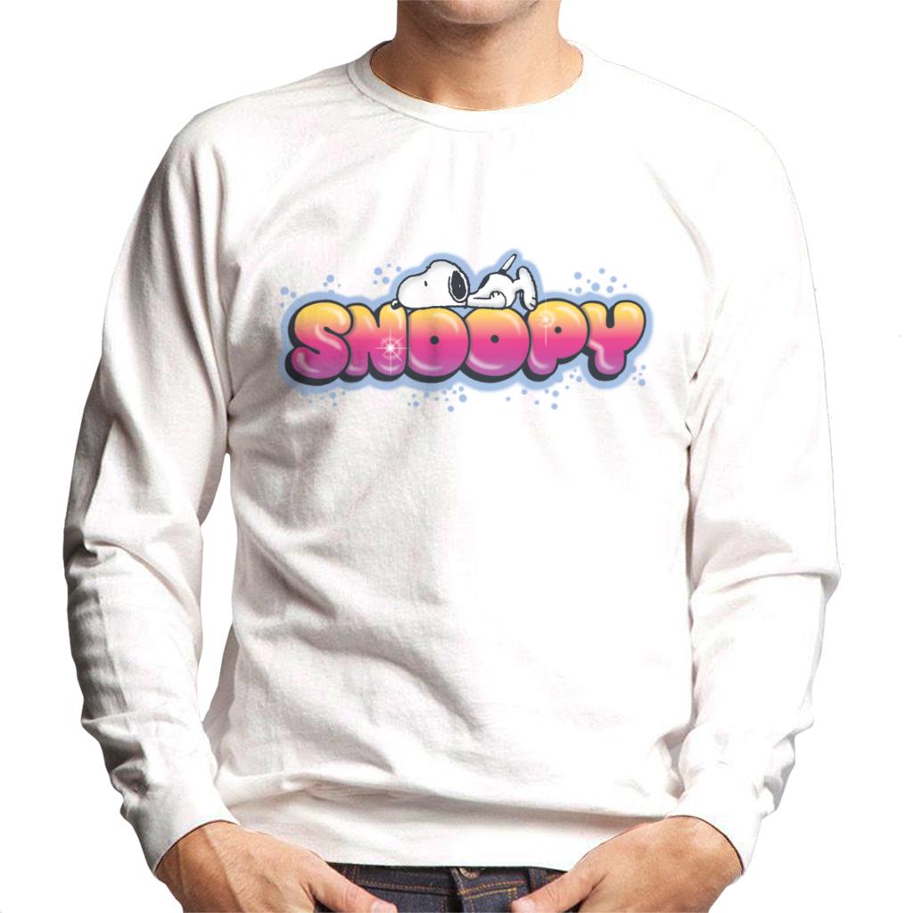 Peanuts Snoopy Lying On Front Men's Sweatshirt product image 1
