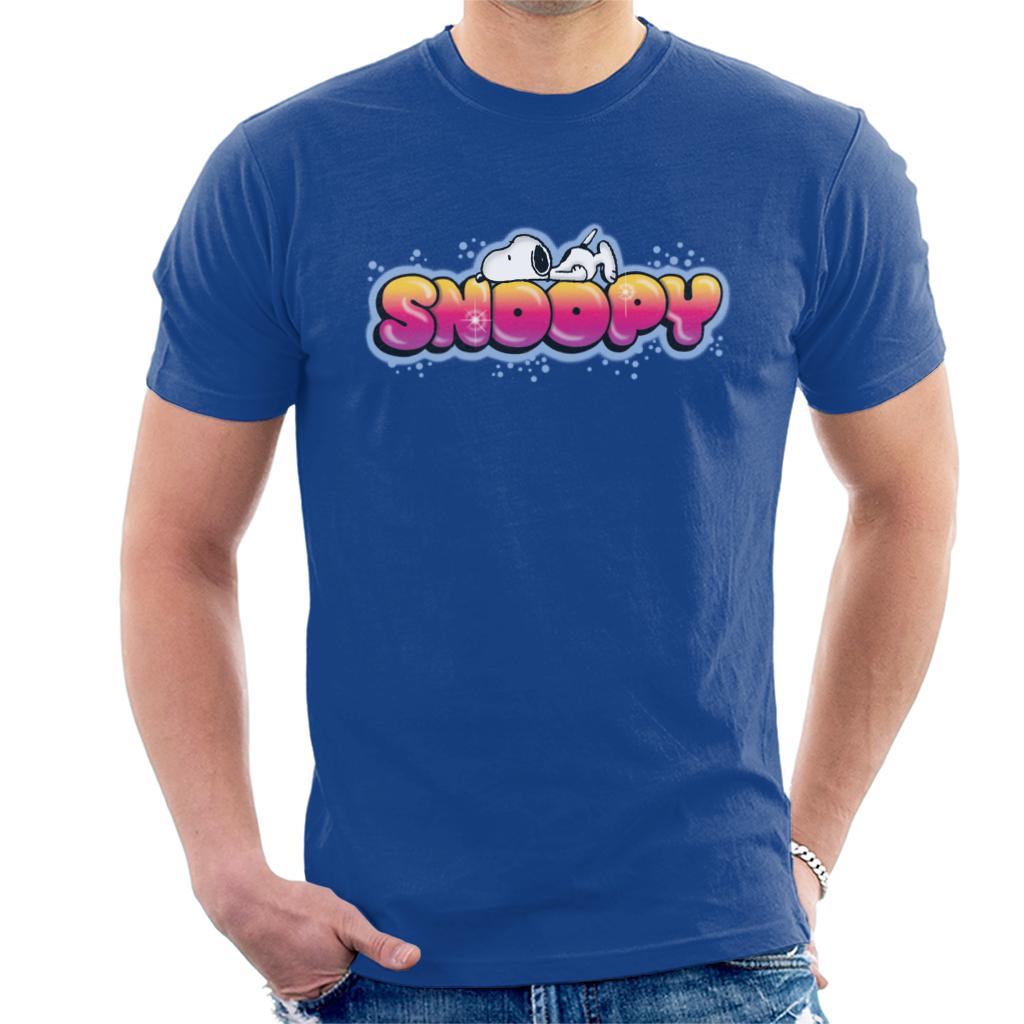 Peanuts Snoopy Lying On Front Men's T-Shirt product image 4