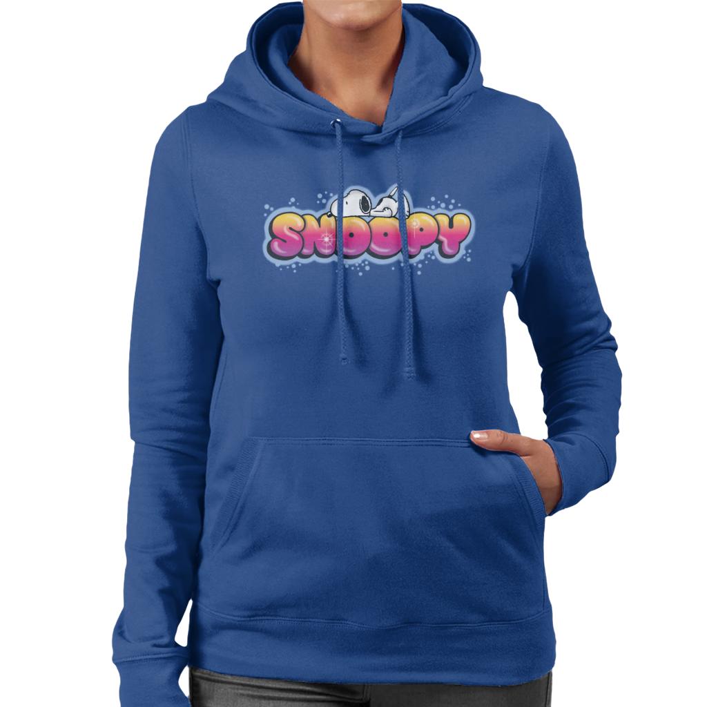Peanuts Snoopy Lying On Front Women's Hooded Sweatshirt product image 4