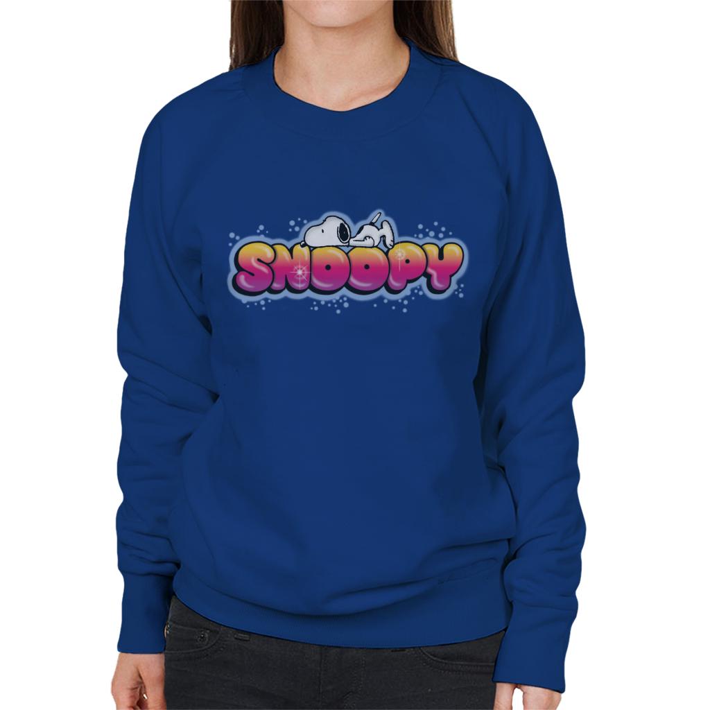 Peanuts Snoopy Lying On Front Women's Sweatshirt product image 4