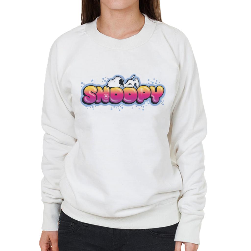 Peanuts Snoopy Lying On Front Women's Sweatshirt product image 1