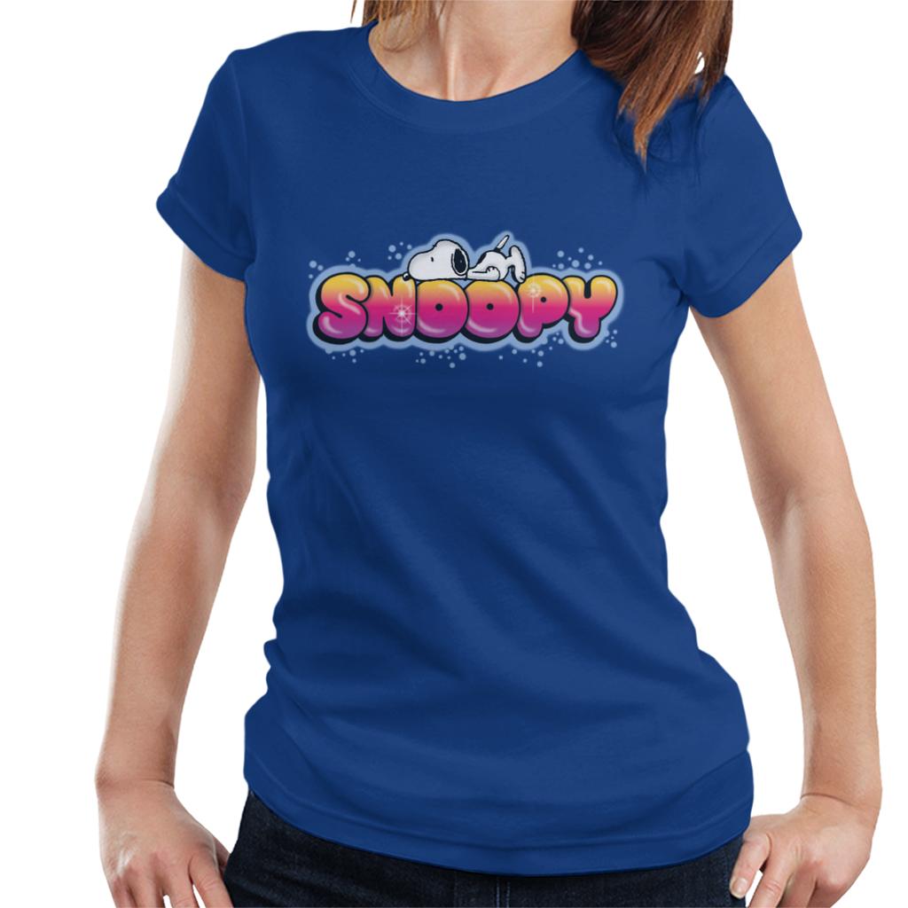 Peanuts Snoopy Lying On Front Women's T-Shirt product image 4