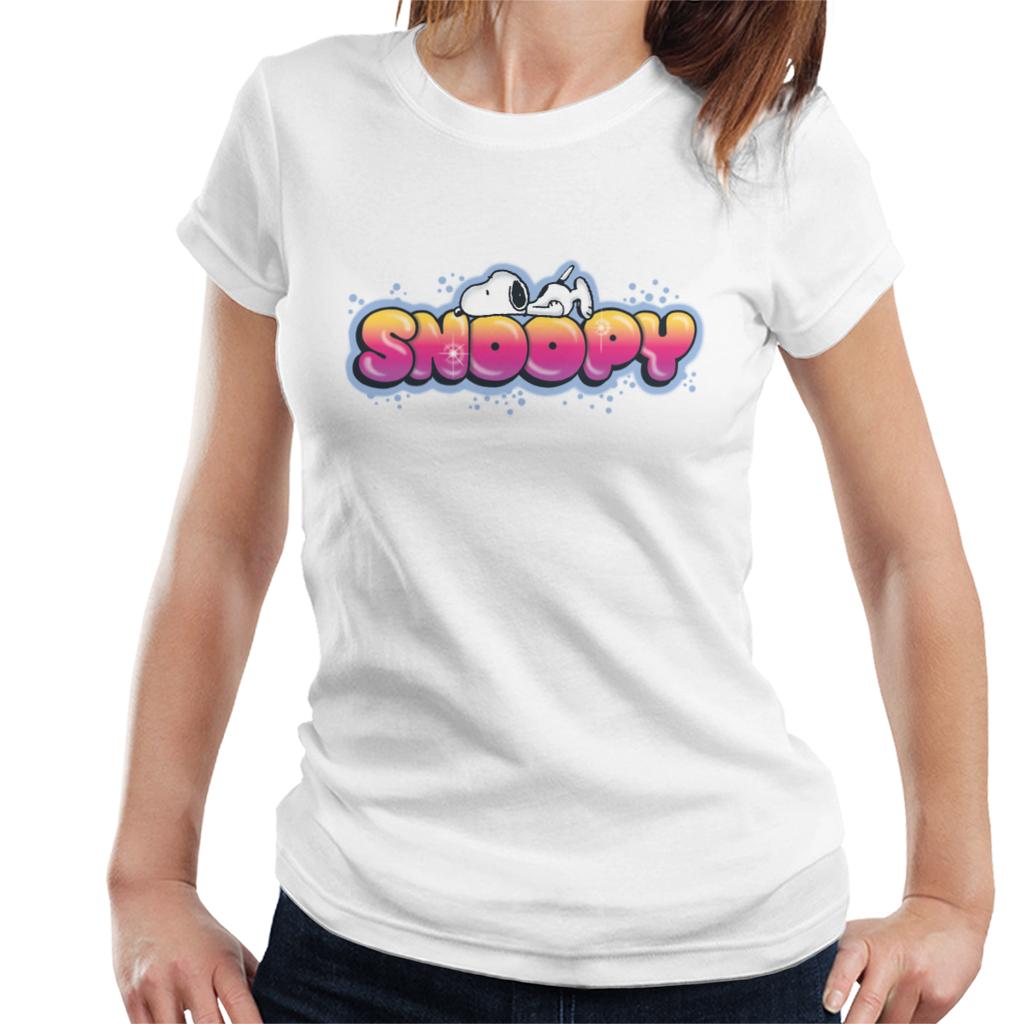 Peanuts Snoopy Lying On Front Women's T-Shirt product image 1