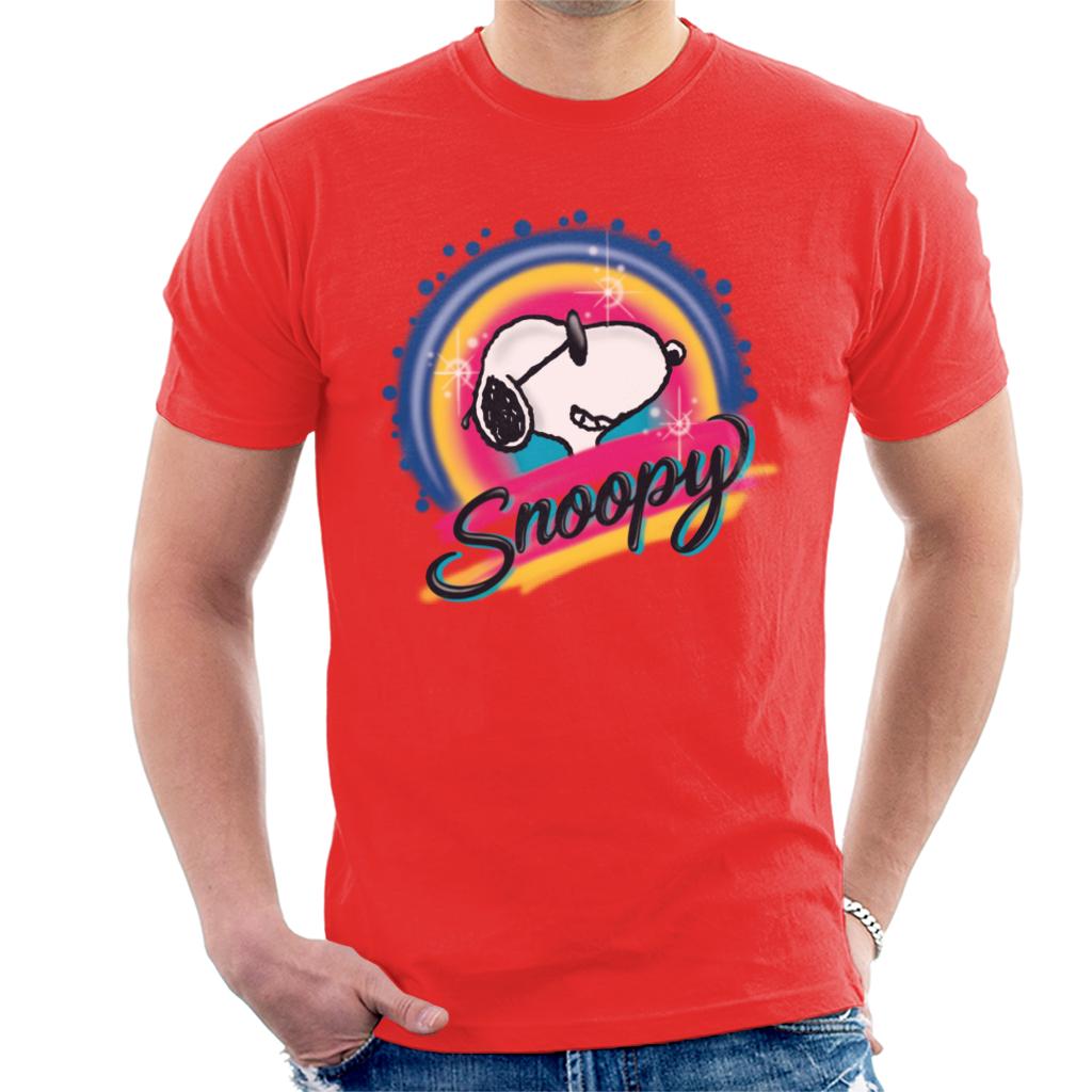 Peanuts Snoopy Wearing Sunglasses Colourful Men's T-Shirt product image 6