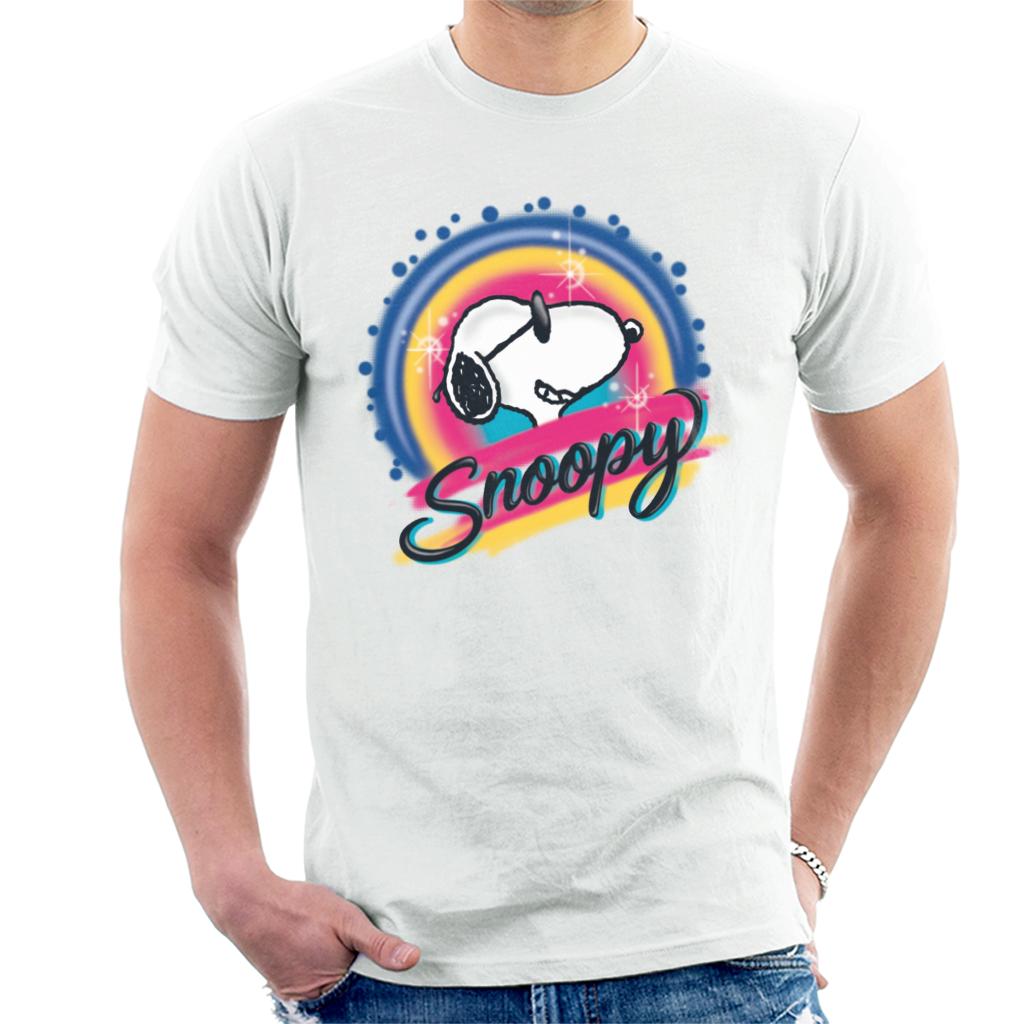 Peanuts Snoopy Wearing Sunglasses Colourful Men's T-Shirt product image 4