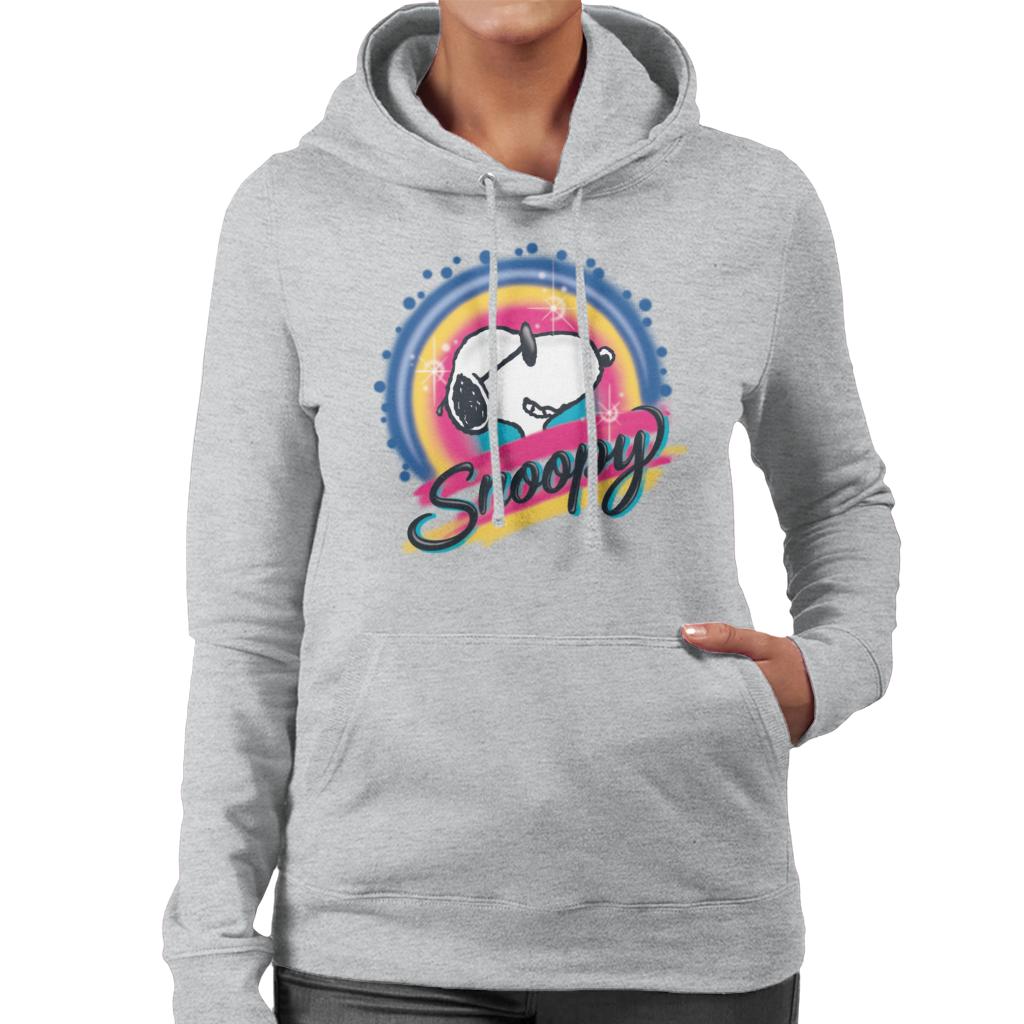 Peanuts Snoopy Wearing Sunglasses Colourful Women's Hooded product image 1