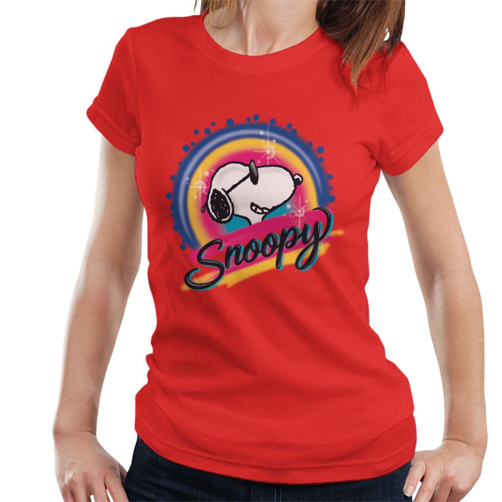 Peanuts Snoopy Wearing Sunglasses Colourful Women's T-Shirt product image 6