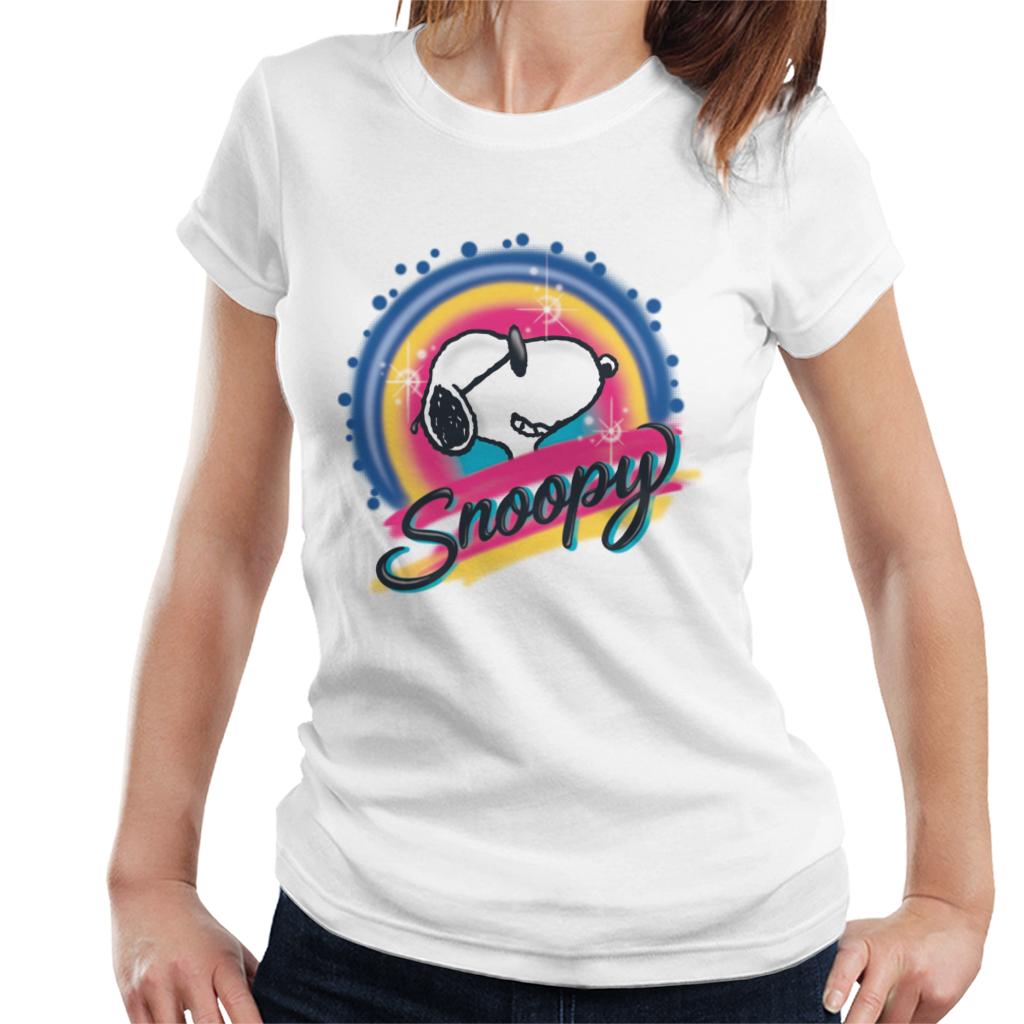 Peanuts Snoopy Wearing Sunglasses Colourful Women's T-Shirt product image 4