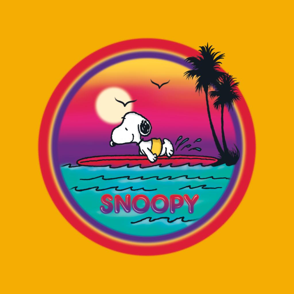 Peanuts Snoopy Surfing Sunset Women's T-Shirt product image 7
