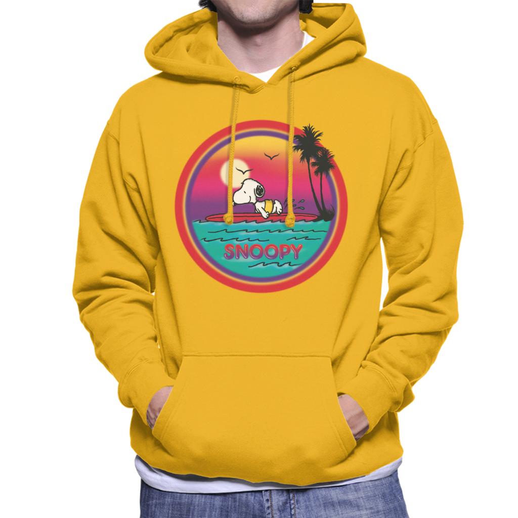 Peanuts Snoopy Surfing Sunset Men's Hooded Sweatshirt product image 6